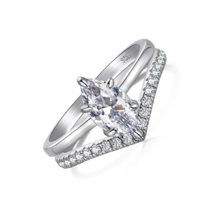 1CT Marquise Cut Ring