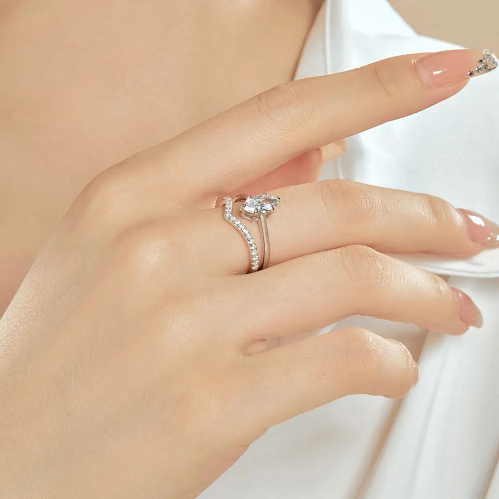 1CT Marquise Cut Ring